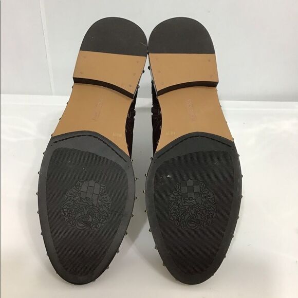 Vince Camuto Brown Leather Talorini Combat Boots Size 39(9) Excellent Condition - Picture 6 of 8